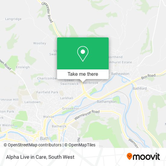 Alpha Live in Care map