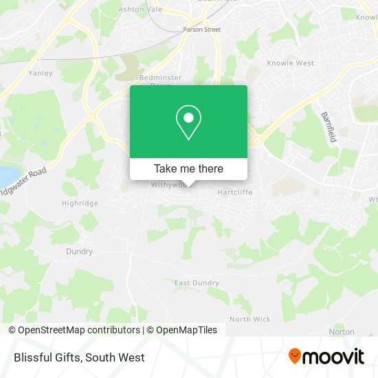 Blissful Gifts map