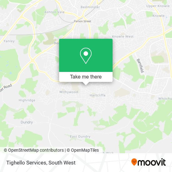 Tighello Services map