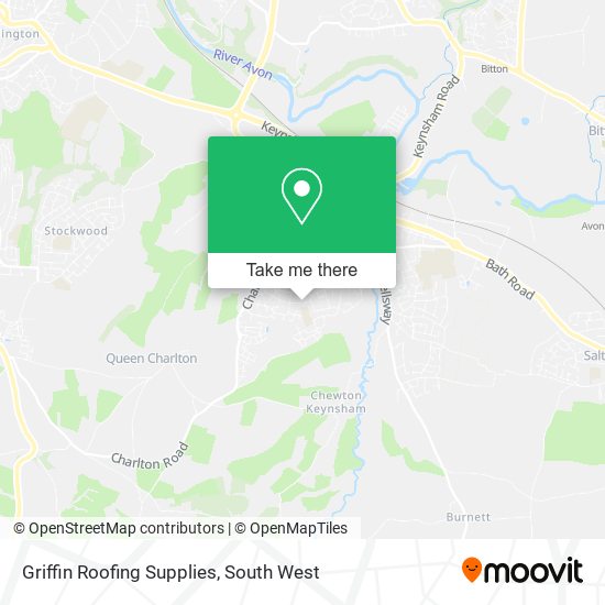 Griffin Roofing Supplies map
