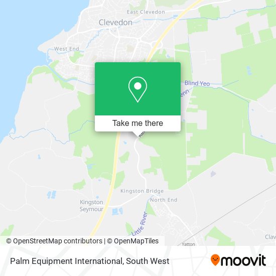 Palm Equipment International map