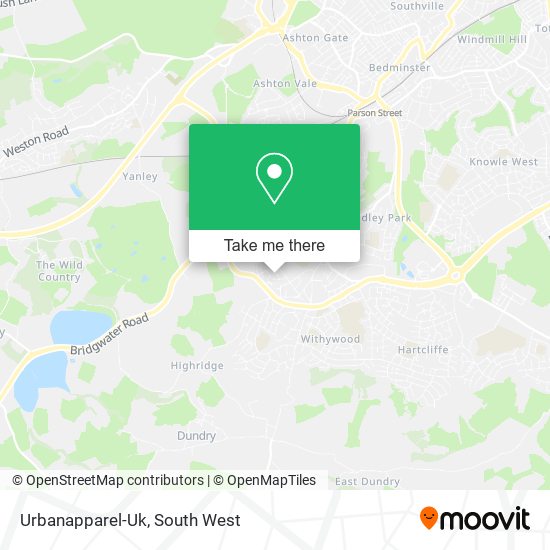 Urbanapparel-Uk map