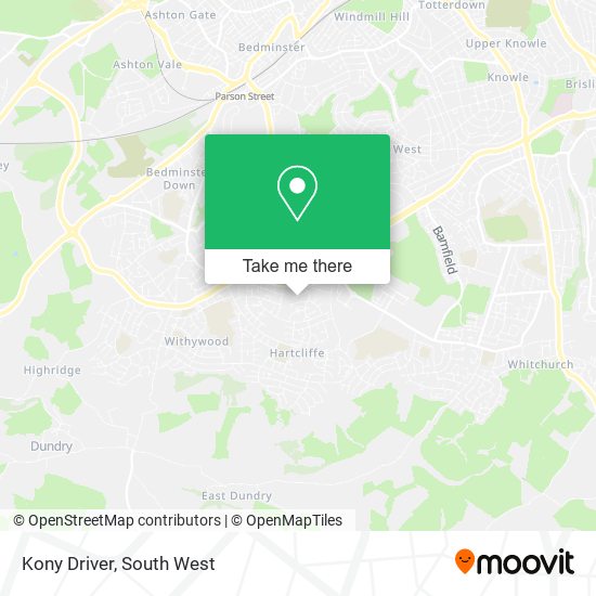 Kony Driver map