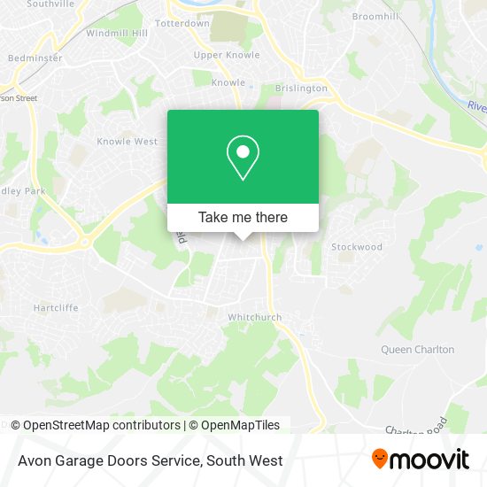 Avon Garage Doors Service map