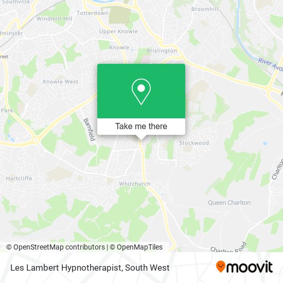 Les Lambert Hypnotherapist map