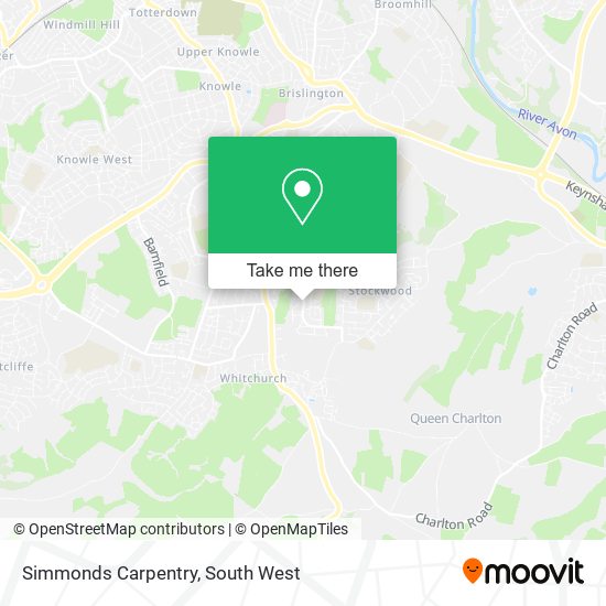 Simmonds Carpentry map