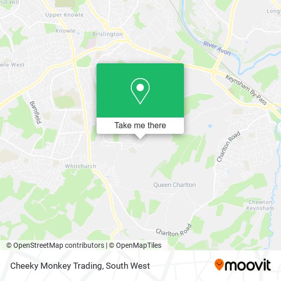 Cheeky Monkey Trading map