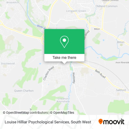 Louise Hilliar Psychological Services map