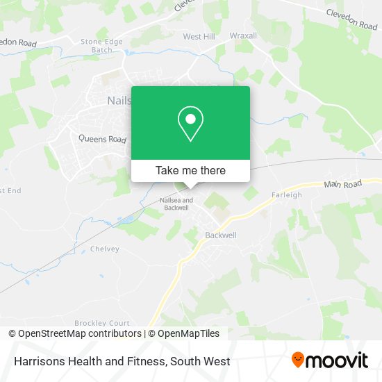 Harrisons Health and Fitness map