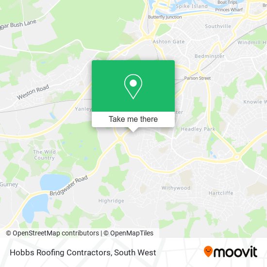 Hobbs Roofing Contractors map