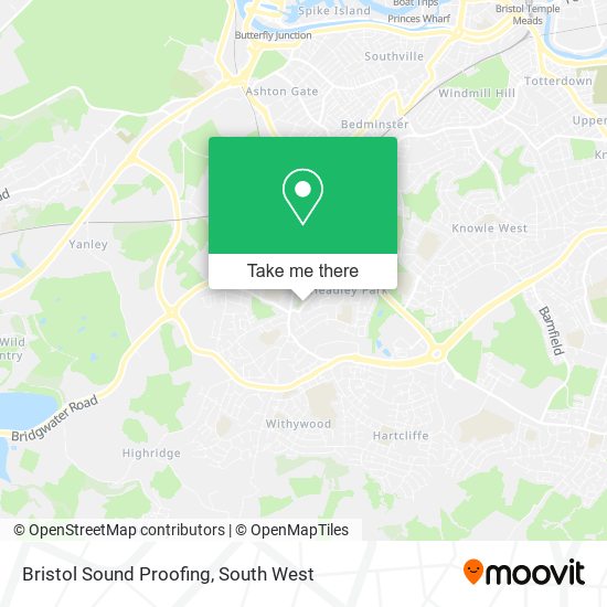 Bristol Sound Proofing map