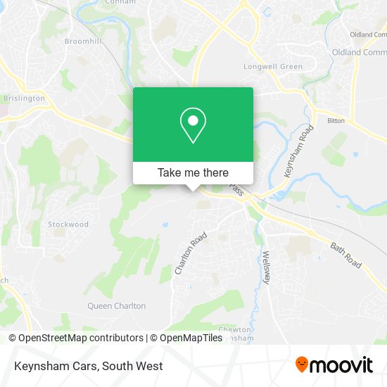 Keynsham Cars map