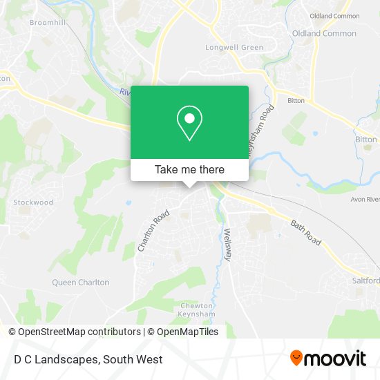 D C Landscapes map
