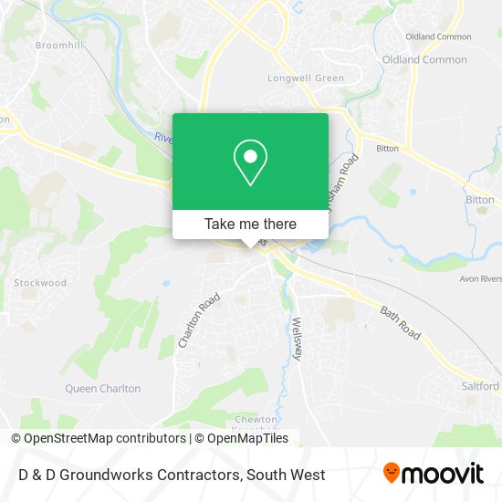 D & D Groundworks Contractors map