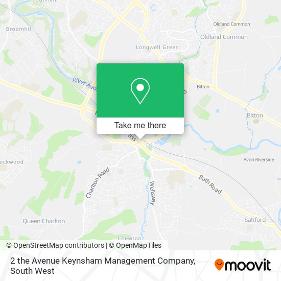 2 the Avenue Keynsham Management Company map