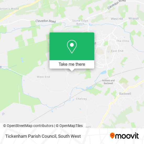 Tickenham Parish Council map