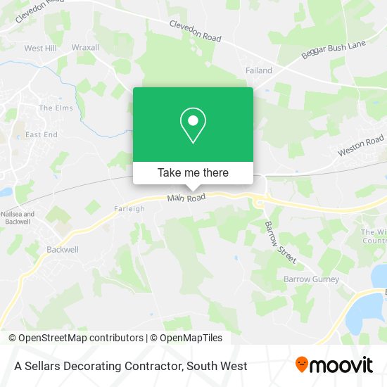 A Sellars Decorating Contractor map