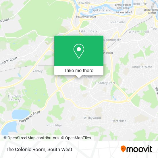 The Colonic Room map