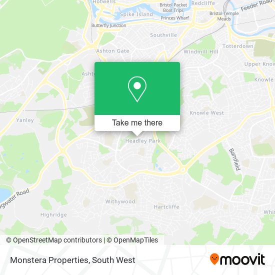 Monstera Properties map