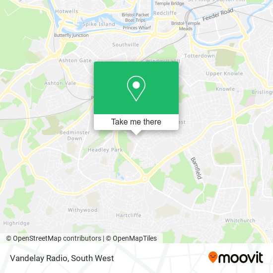 Vandelay Radio map