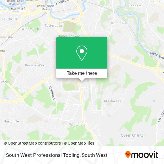 South West Professional Tooling map