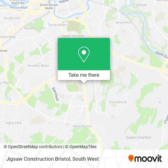 Jigsaw Construction Bristol map