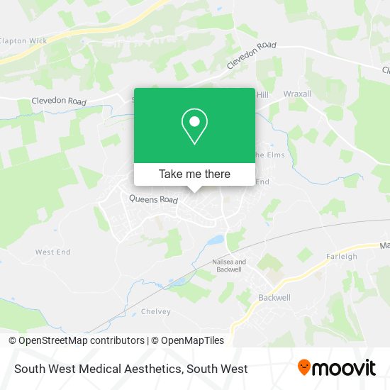South West Medical Aesthetics map