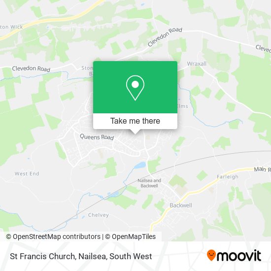 St Francis Church, Nailsea map