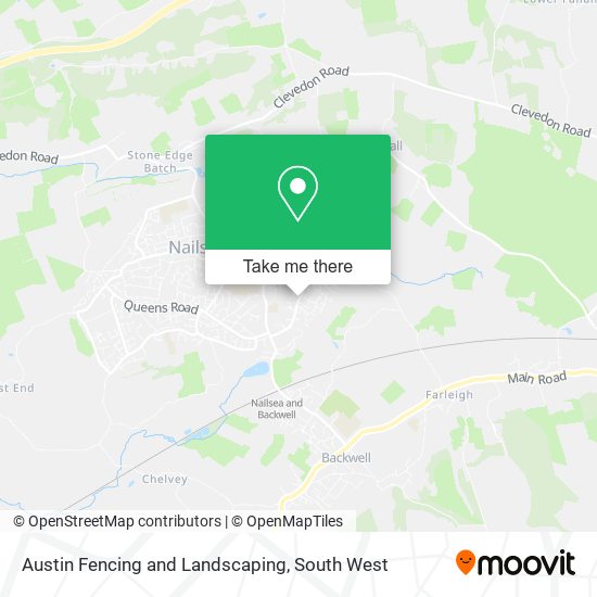 Austin Fencing and Landscaping map