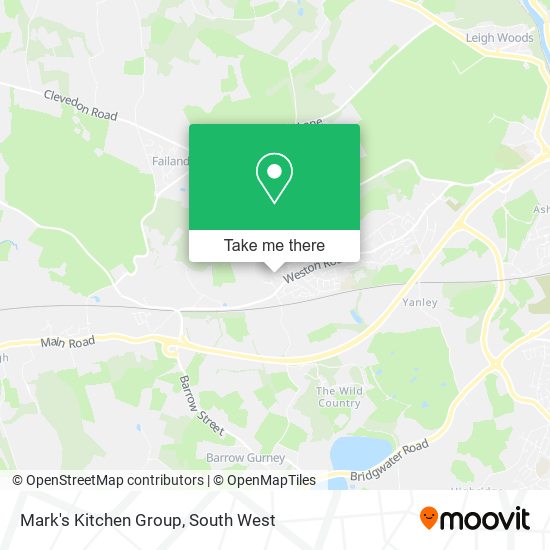 Mark's Kitchen Group map