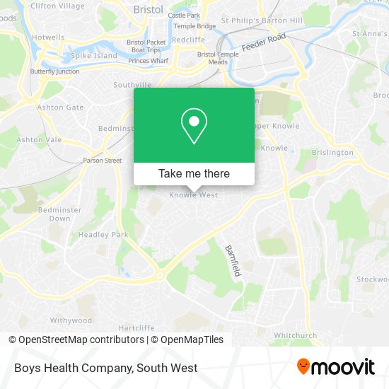 Boys Health Company map