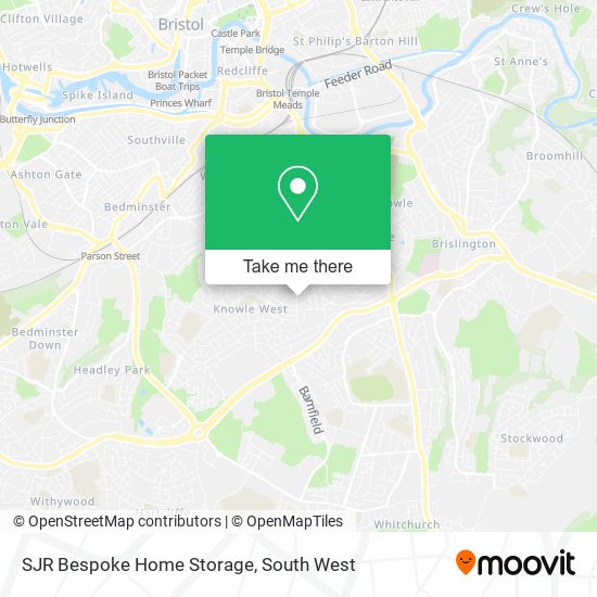 SJR Bespoke Home Storage map