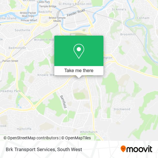 Brk Transport Services map
