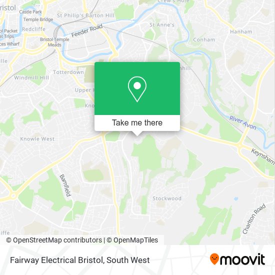 Fairway Electrical Bristol map