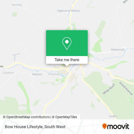 Bow House Lifestyle map