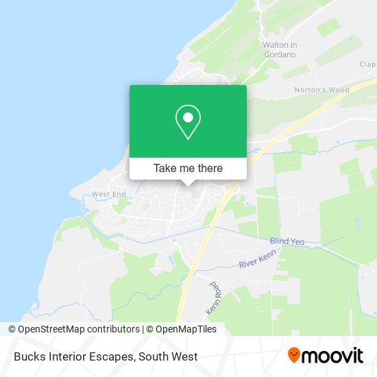 Bucks Interior Escapes map