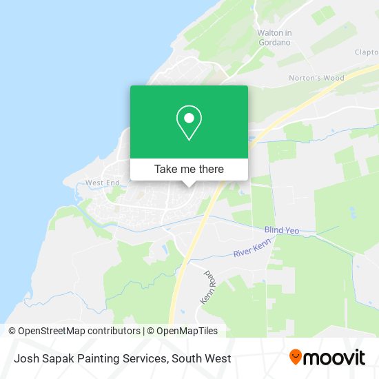 Josh Sapak Painting Services map