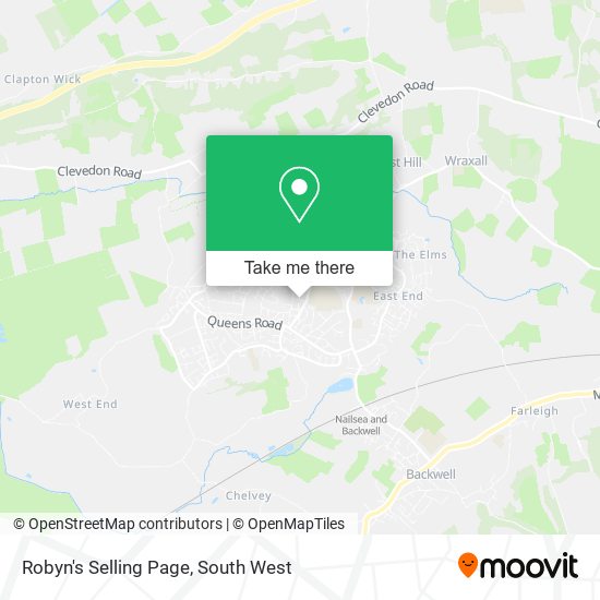 Robyn's Selling Page map