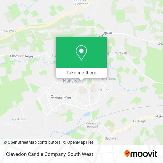 Clevedon Candle Company map