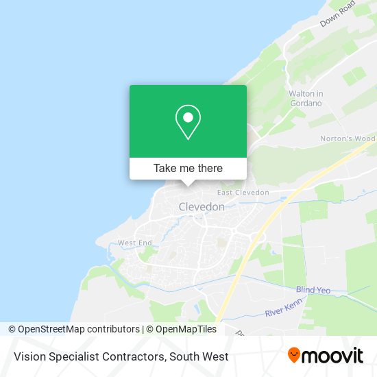 Vision Specialist Contractors map