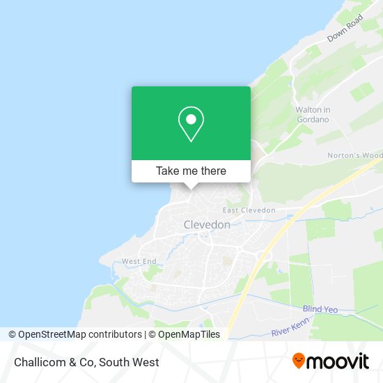 Challicom & Co map