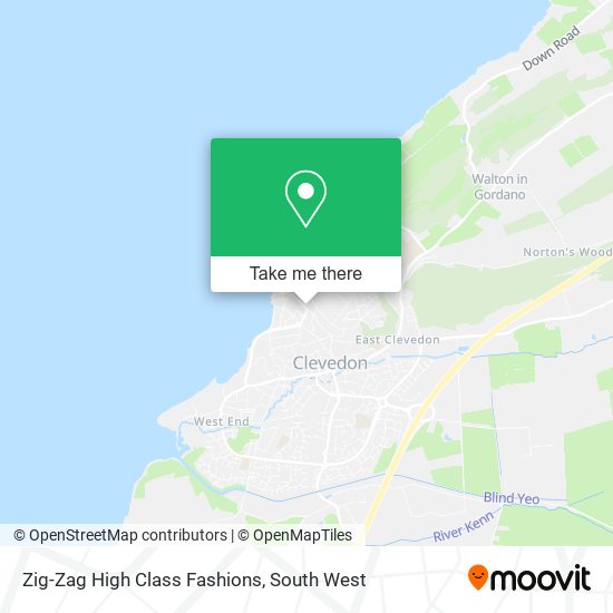 Zig-Zag High Class Fashions map