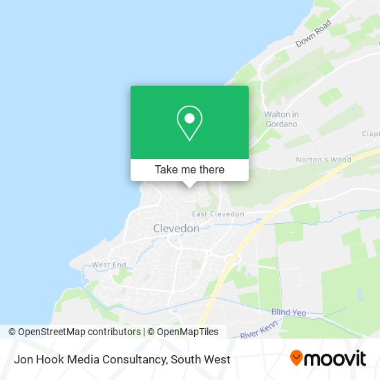 Jon Hook Media Consultancy map