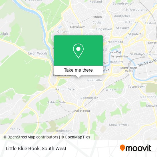 Little Blue Book map
