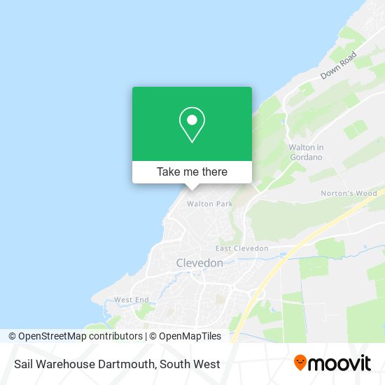 Sail Warehouse Dartmouth map