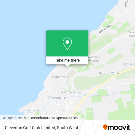 Clevedon Golf Club Limited map