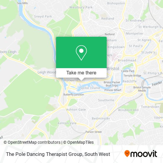 The Pole Dancing Therapist Group map