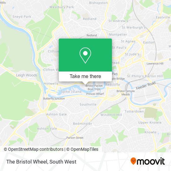 The Bristol Wheel map