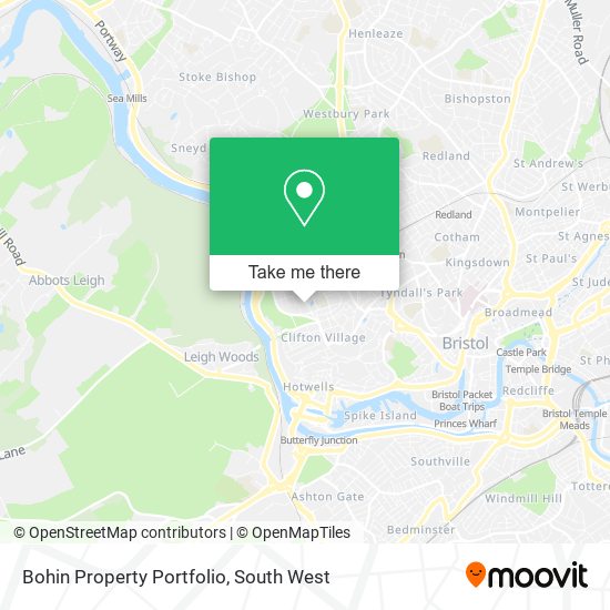 Bohin Property Portfolio map