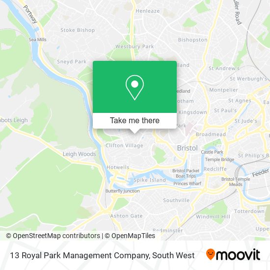 13 Royal Park Management Company map